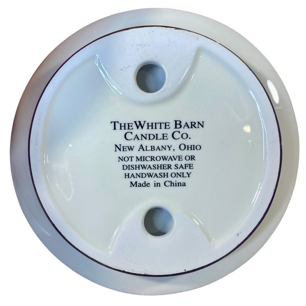 White Barn Candle Co White Pedestal Dish Candle Holder - Picture 4 of 4